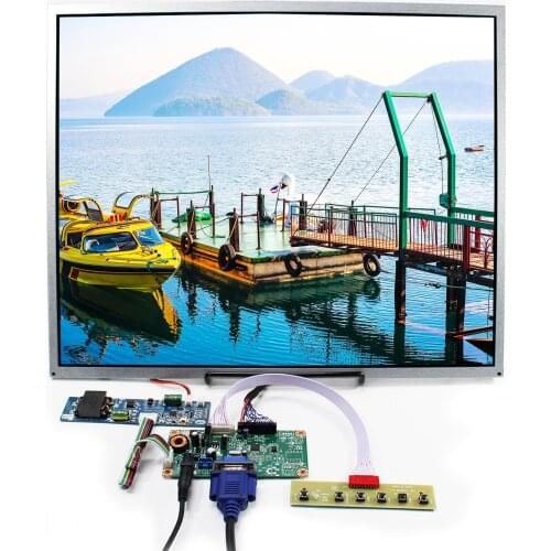 19.0" G190ETN01 1280x1024 1000nit High Brightness LCD Display with VGA LCD Board used in industrial commercial Display