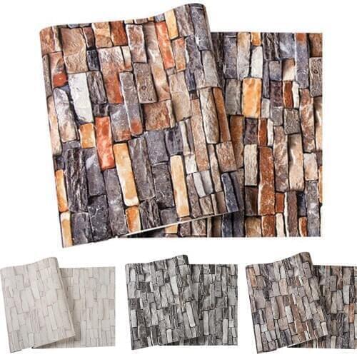 3D Brick Pattern Sticker Self-Adhesive Wall Tile DIY Kitchen Home Decoration