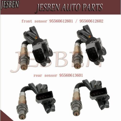 4pcs Front & Rear 95560612601 95560612602 2* 95560613601 Lambda Probe O2 Oxygen Sensor for PORSCHE CAYENNE Turbo S 4.5 2002-2007