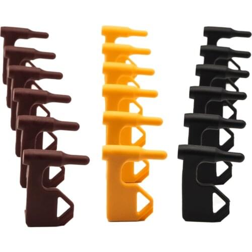 6pcs Tactical Chamber Safety Flag Includes Built-in Flathead Tool Sliding Picatinny Rail Adapter Glock Gun Hunting Accessories