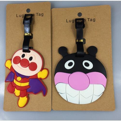 ANPANMAN Baikinman Anime Travel Accessories Luggage Tag Suitcase ID Address Portable Tags Holder Baggage Label Gifts New