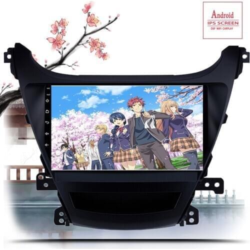 9' IPS Car Multimedia Android 10.0 Auto Radio For For Hyundai Elantra 2014 2015 Auto GPS Navigation Stereo DSP Video Player