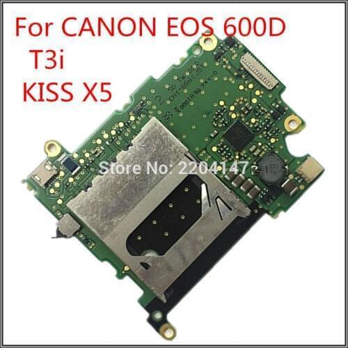FREE SHIPPING 100% NEW Original 600D card board for canon T3i EOS Kiss X5 EOS 600D SD card slot 600D board camera Repair Part