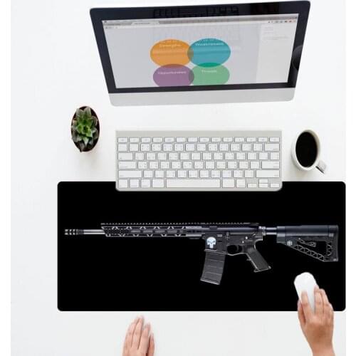 XGZ Personalized Ar15 Ak47 Large Game Player Mouse Pad Computador Game Rubber Rectangular 300X600X2MM Keyboard Games Mousepad