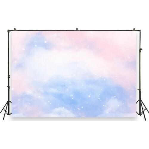 HUAYI Photo Background Newborns Baby Shower Birthday Photography Backdrops Rainbow Clouds Studio Photobooth Backdrop XT-6927
