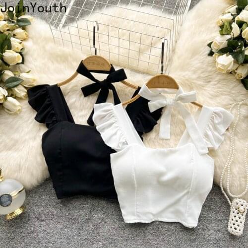 Женские укороченные майки JoinYouth China At AliExpress