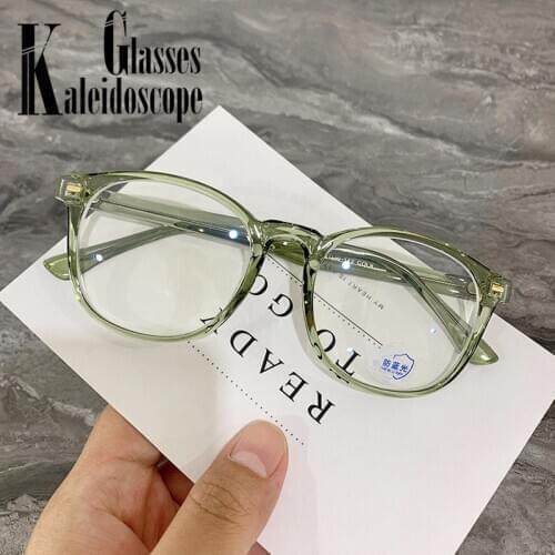 Classic Anti Blue Light Eyeglasses Women Round Glasses Frames Men Transparent Lens Optical Spectacles Vintage Computer Eyewear