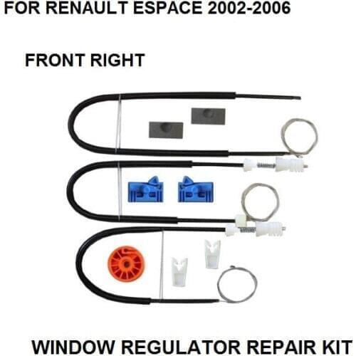 FOR RENAULT ESPACE MK IV 4 ELECTRIC WINDOW REGULATOR REPAIR KIT FRONT RIGHT 2002-2006