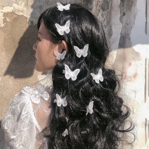 Girls Beautiful Butterfly Hairpins Hair Ornament Lovely Barrettes Hair Clips for Girls Hair Accessories for Women Duckbill Clip