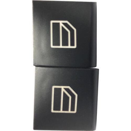 2Pcs Driver Window Switch Repair Button Cap Cover for Mercedes B Class W245 ML GL R Class