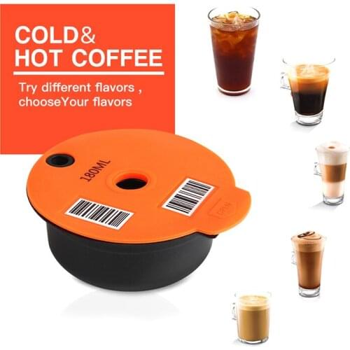 180/60ml Refillable Coffee Capsules for BOSCH-s Machine Reusable Coffee Pod Eco-Friendly