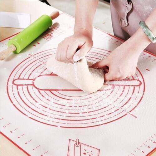 Reusable Silicone Baking Mat Eco-Friendly Mat For Rolling Dough Pad Large Non-stick Oven Patisserie Baking Accessories Tools New