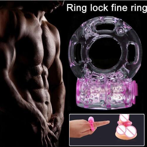 Newly Vibrator Ring for Penis Cock Extender Ring Delay Ejaculation Sex Man Toys hot 2019