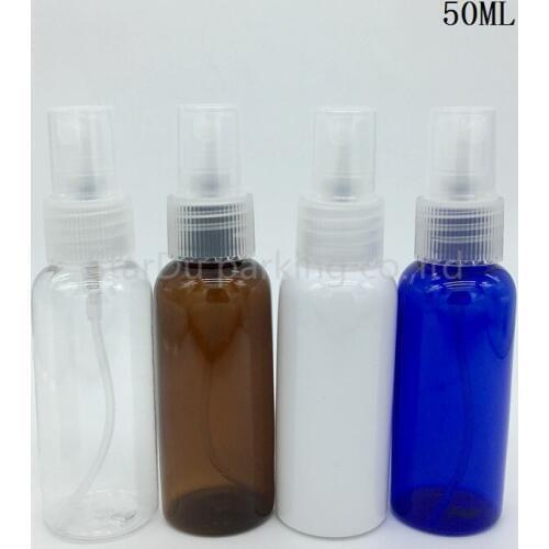 50ML Plastic bottles spray bottles perfume pump bottle, 20pcs/lot packaging fine mist pet bottle