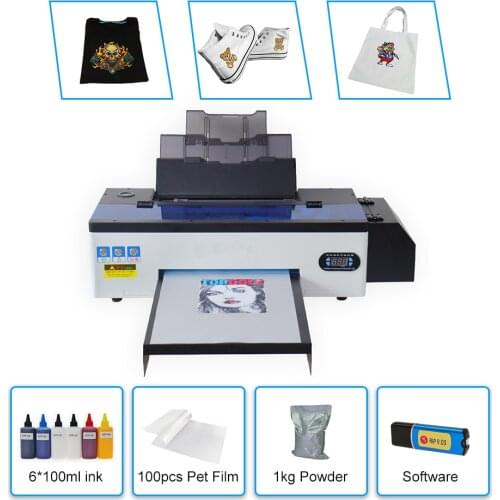 A3 DTF Printer T-Shirt Clothes Printing Machine for Epson PET Film Converted Printer Direct Heat Transfer Film for Hoodies Cap