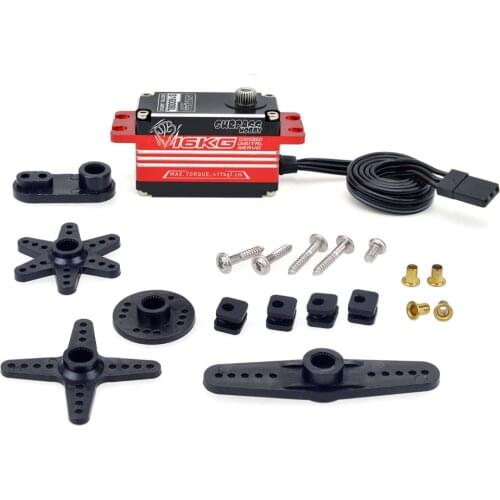 Surpass Hobby 9kg 15kg 20kg 23kg 24kg 25kg 30kg 70kg Metal Gear Digital Servo for 1/12 1/10 1/8 1/7 1/5 RC Car Buggy Boat Robot