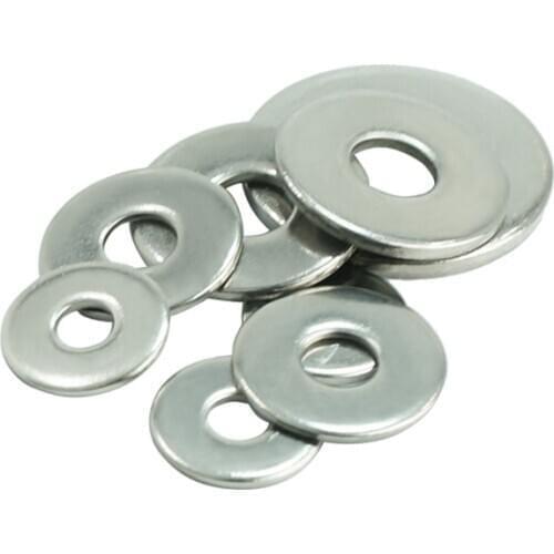 Senyu M3/M4/M5/M6/M8/M10 Washer 304 Stainless Steel Big Metal Flat Gasket Meson Plain Washer Hardware Accessories
