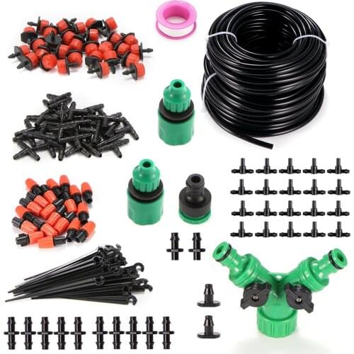 Système d'irrigation goutte-à-goutte automatique de 30M, Kit d'arrosage de jardin réglable par pulvérisation