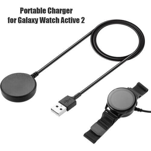 Hot sale USB Charging Cable fast Charger dock Power Adapter for Samsung Galaxy Watch Active 2 40mm 44mm smart watch accessories