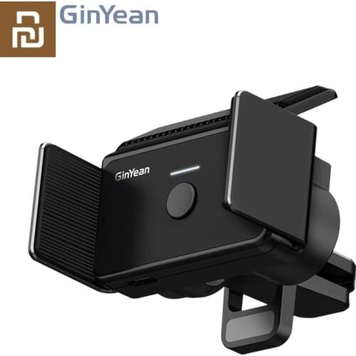 Youpin Car Holder For iPhone Xiaomi Samsung Car Air Outlet Mount Smart Auto Mobile Phone Holder-Support Solar Charging
