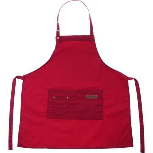 Womens Mens Aprons Stylish Cooking Aprons With 2 Front Pockets Durable and Adjustable for Kitchen Crafting BBQ Drawing Baking