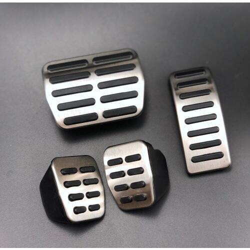 1 Set Stainless Steel Car Gas Brake Pedale Pedals for Audi A1 A2 A3 / S3 ( 8L ) 1995 - 2003 TT + Cabrio 8N Car Parts Accessories