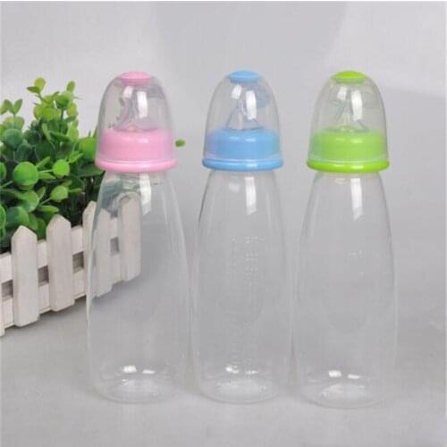 1 Pieces Baby Feeding Bottle 240ML Safety Newborn Infant Food Rice Paste Feeding Extrusion Bottles 3 Colors