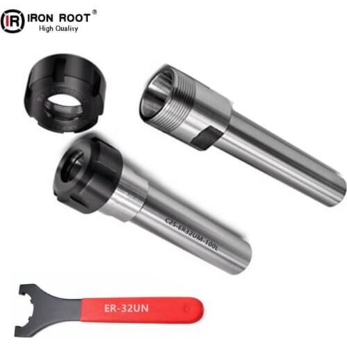 1P UM type ER32UM Straight Shank Chuck Collet CNC Milling Machine lathe Extension rod+1P 32ER Wrench
