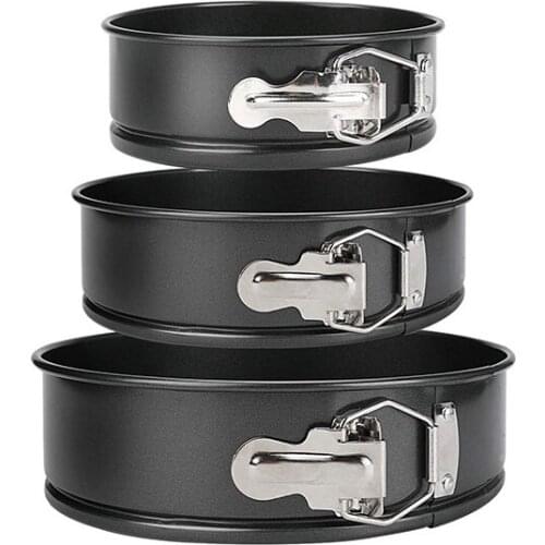 9-12 Inch Sponge Cake Baking Mold Round Shaped Baking Pan Removable Bottom Baking Tray Cake Decoration Accessories