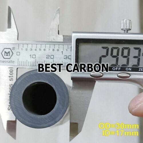 Free shiping OD25xID17, OD30xID17, with 500mm length High Quality Twill glossy 3K Carbon Fiber Fabric Wound Tube