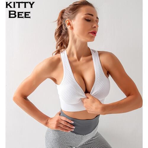 Seamless Sports Bra For Women Gym Sport Bra Top Push Up Yoga Bra Fitness Brassiere Sport Femme Sexy Underwear Women Sports Top