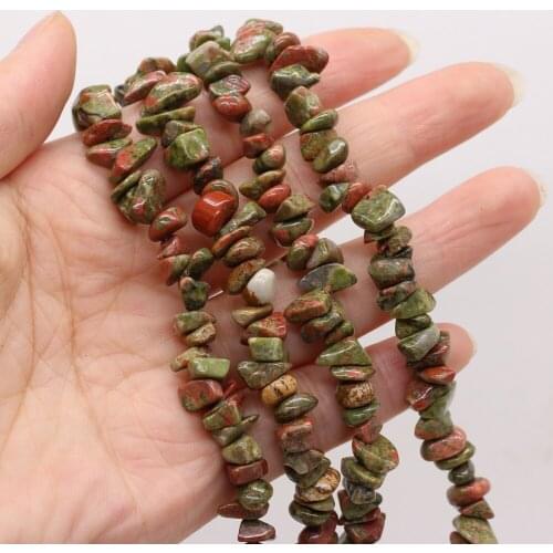 Natural Stone Beads irregularly Shaped Unakite Gravel Loose Spacer Beaded For Jewelry Making DIY Bracelet Necklace Accessories