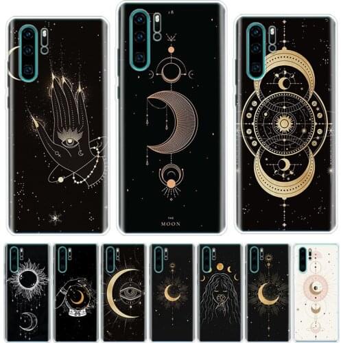 Witches moon Tarot Mystery Totem Phone Case For Huawei Honor Y5 Y6 Y7 Y9 Y9 9 10 20 Lite Pro 7A 7X 8S 8X 8A 9X 1020i 2019 Cover