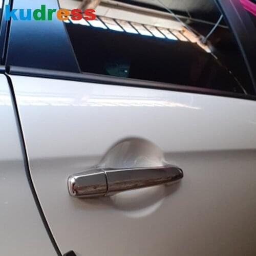For Mitsubishi ASX RVR Outlander 2010-2015 2016 2017 2018 2019 ABS Chrome Door Handle Cover Trim Sticker Car Styling Accessories