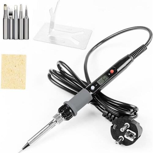 Digital display electric soldering iron temperature adjustable electric soldering iron 80w digital electric soldering iron
