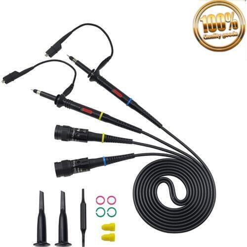 HOT Cleqee P2000 Series DC-60MHz~200MHz Oscilloscope Probe For Tektronix HP X1/X10 P2060 P2100 P2200 BNC Test Lead kit