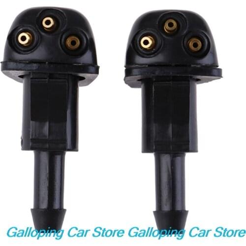 Hot Koop 2 Stuks Plastic Hoge Kwaliteit Ruitenwisser Washer Spray Nozzle
