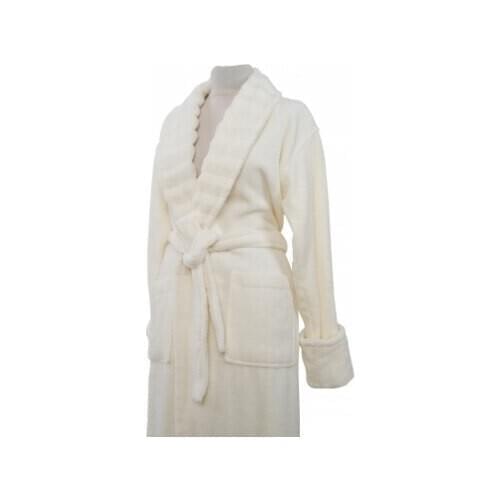 İrya Frizz Microline Bathrobe Ecru L-XL