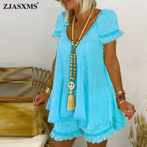 Spring Backless Tie-up Bow Leopard Print Suit Women Sexy Short Sleeve Shirt Top and Flare Shorts Sets Summer Ruffle 2pcs Outfits