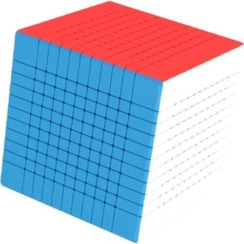 Meilong 90mm 11x11 Stickerless Magic Cube Moyu mf 11x11x11 Educational ABS Profissional Cubes Speed 11 Layers Puzzle Toys Adults