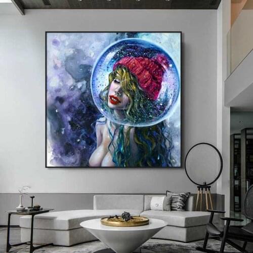 Wall Painting Abstract Naked Sexy Beauty Canvas Paintings Wall Art Print Poster Picture Modern Aisle Living Room Home Decoration
