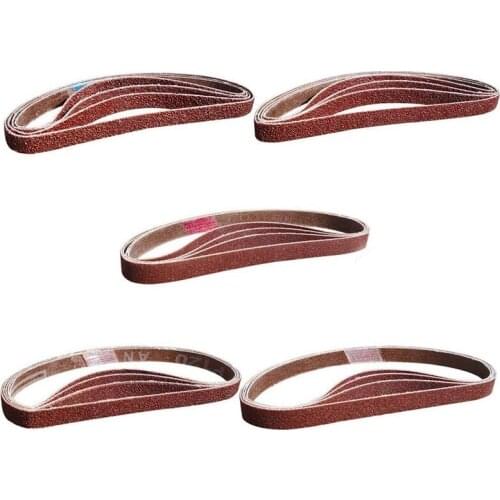 New 20 Pack 1/2 X18 Inches Aluminum Oxide Sanding Belt Kit Sanding Paper-of 40 80 120 180 240 Assorted Grits-for Belt Sander