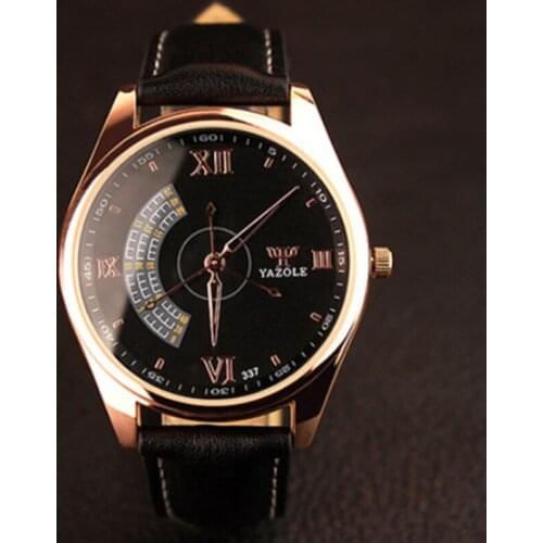 Relogio masculino New YAZOLE watch Three second hands Korean version of high-end business designer quartz watch relojes hombre