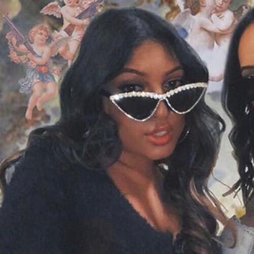 2020 New Vintage Fashion Cat Eye Sunglasses Women Famous Luxury Brand Design Diamond Frame Sexy Sun Glasses For Female UV400