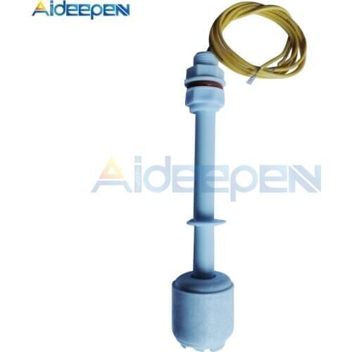 PP Liquid Water Level Sensor Horizontal Float Switch Down Plastic Material Length 100mm
