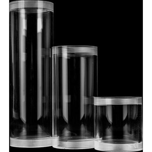 Syscooling water cooling reservoir OD 60mm acrylic water tank length 65 130 190mm pump fitting