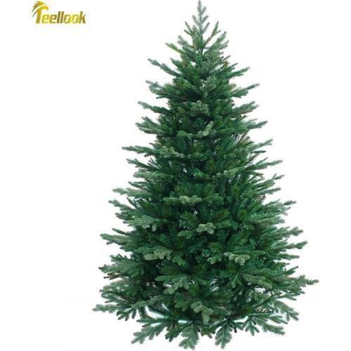 Teellook 1.2m/3.6m PE+PVC Encrypted Christmas Tree New Year Christmas Mall Hotel Family Decoration