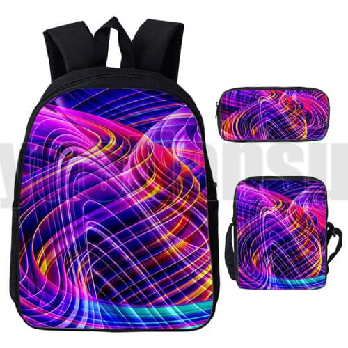 Women Men Tie Dye Backpack Children Boys Girls School bag 3D Print Colorful Sports Laptop Universe Sky Art Abstract Pencil case