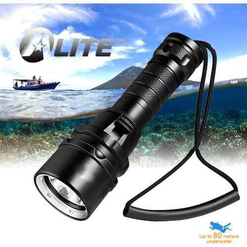 TMWT 10W 2000lm CREE XML-L2 LED Diving Flashlight Red UV Yellow Lanterna Professional Diving Lights Diver Depth 80 meters