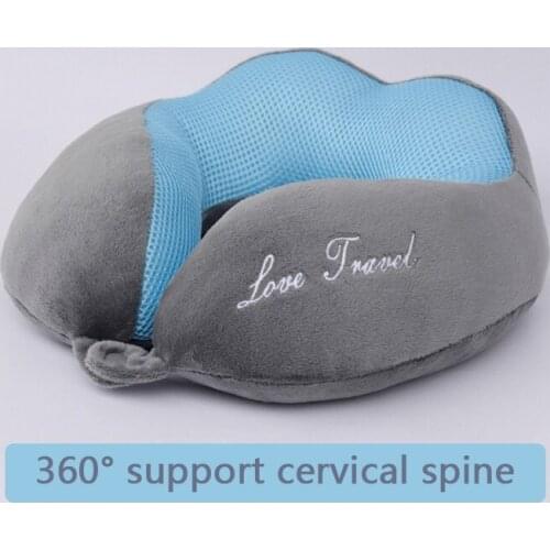 U-Shape Pillow Cervical Spine Car U Shaped Pillows U-Shaped Pillow Portable Travel by Plane Sleeping Gadget That Slept Bedding